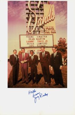 Lot #954 Joey Bishop Signed Photograph