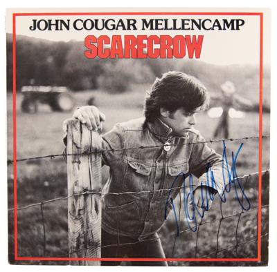 Lot #878 John Mellencamp Signed Album - Scarecrow - Image 1