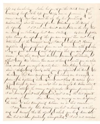 Lot #503 Winfield Scott Hancock (2) Autograph Letters Signed - "I did not even know until late in the day that an attack on Petersburg had been directed" - Image 3