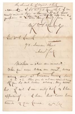 Lot #503 Winfield Scott Hancock (2) Autograph Letters Signed - "I did not even know until late in the day that an attack on Petersburg had been directed" - Image 7