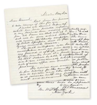 Lot #559 William S. Rosecrans Autograph Letter Signed - Image 1