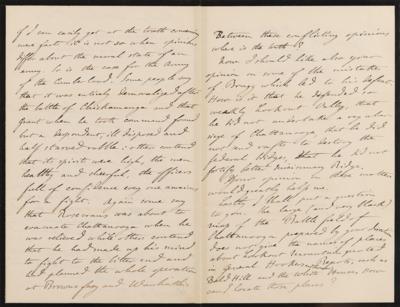 Lot #483 Louis Philippe d'Orleans (5) Autograph Letters Signed: "I am studying now the operations of General Grant around Chattanooga" - Image 6