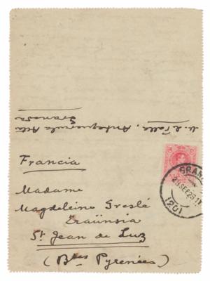 Lot #765 Manuel de Falla Autograph Letter Signed - Image 2