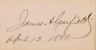 Lot #41 James A. Garfield Signature as President - Image 2