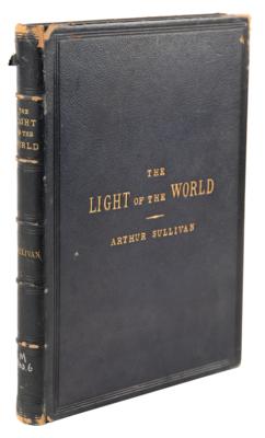 Lot #778 Arthur Sullivan Signed Music Book - The Light of the World - Image 3