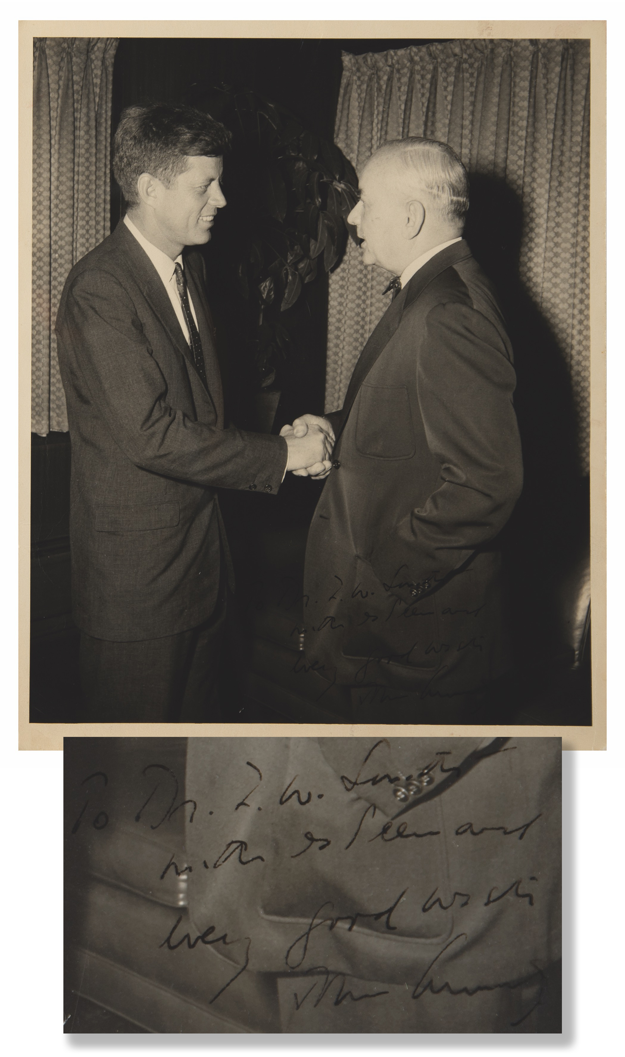 Lot #50 John F. Kennedy Signed Photograph