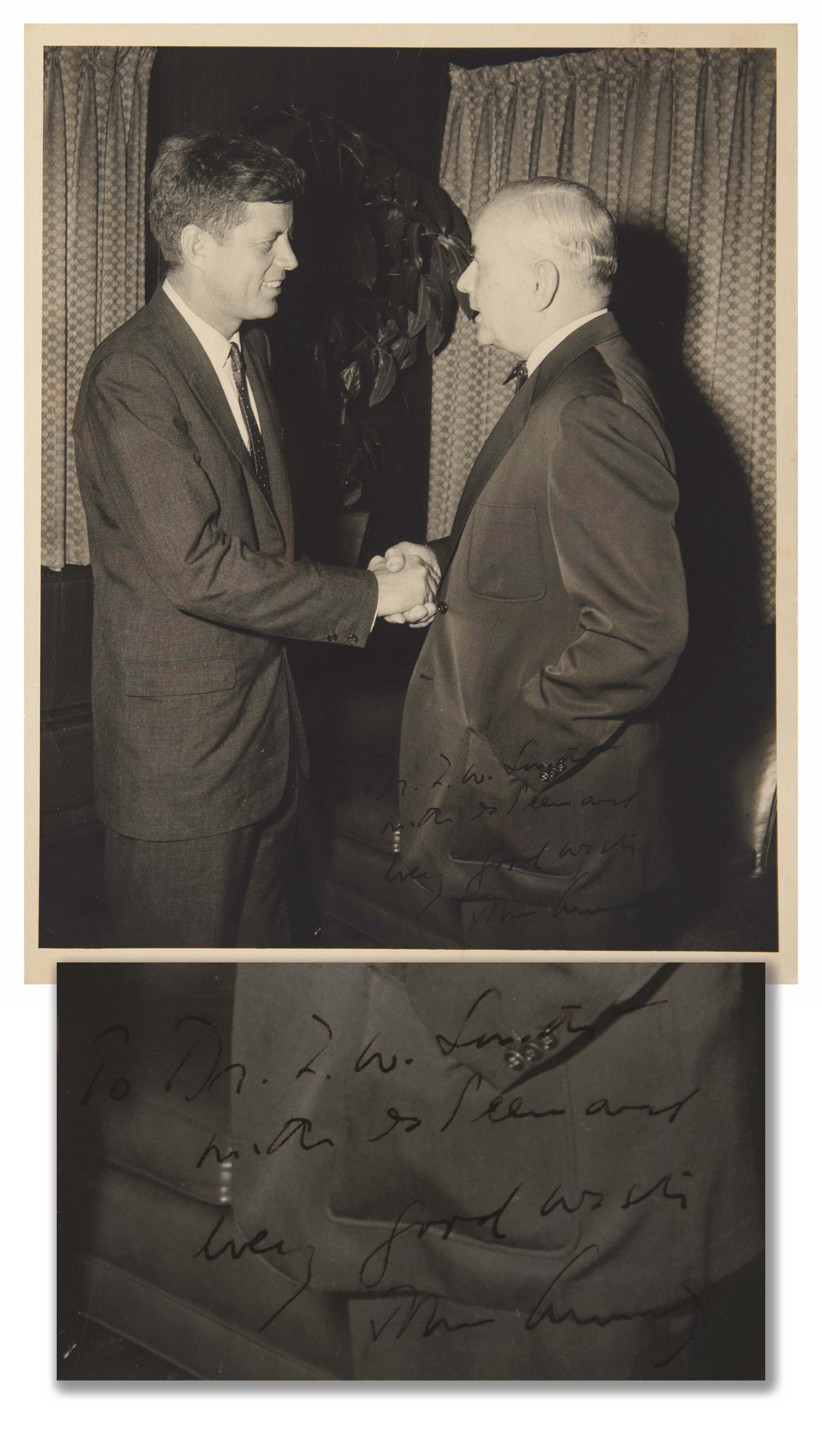 Lot #50 John F. Kennedy Signed Photograph - Image 1