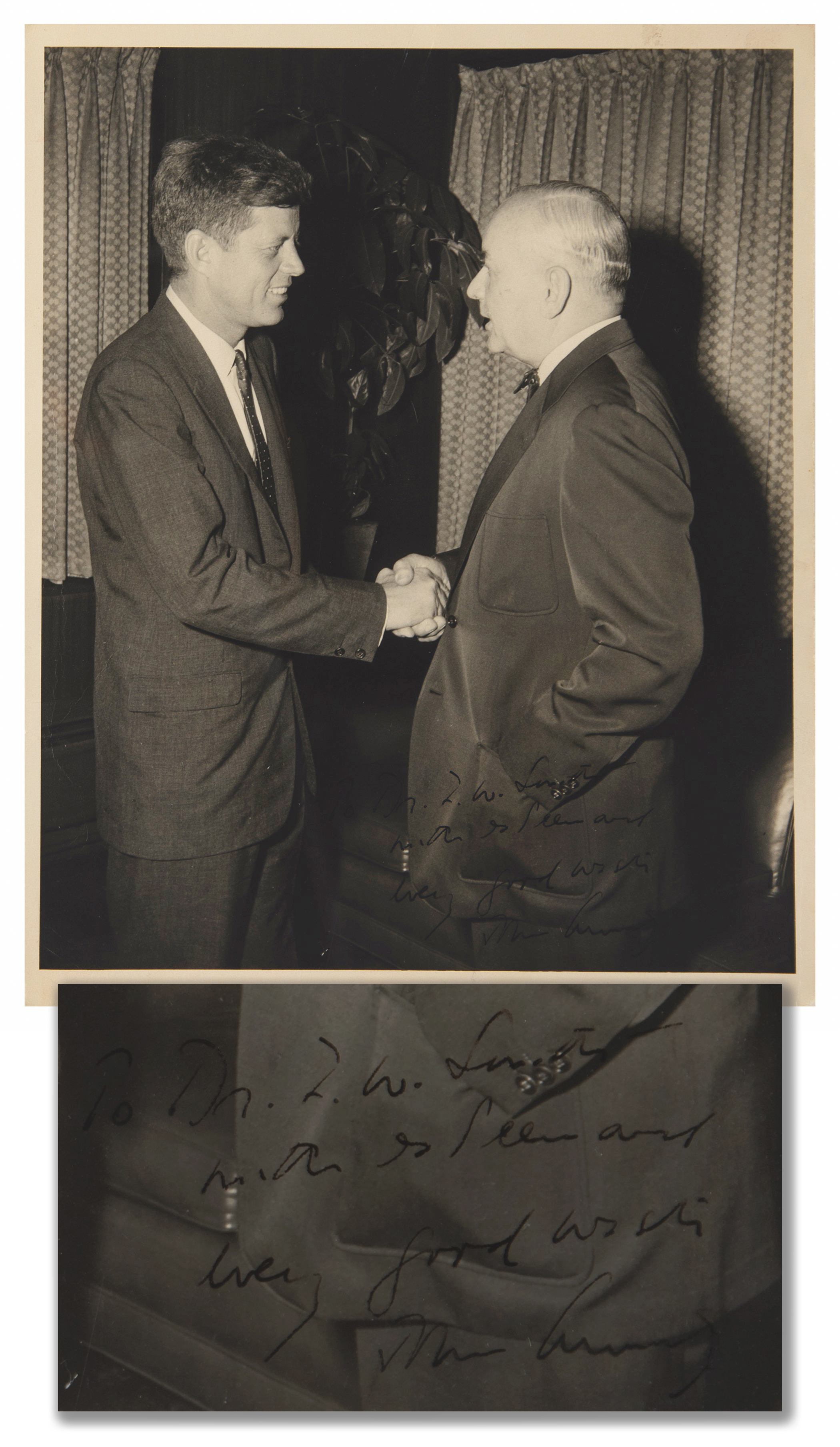 Lot #50 John F. Kennedy Signed Photograph - Image 4