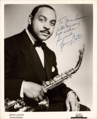 Lot #794 Benny Carter Signed Photograph - Image 1