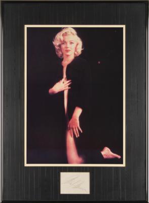 Lot #928 Marilyn Monroe Signature (1956) - Obtained at Lord & Taylor in New York City - Image 2