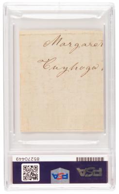 Lot #19 Abraham Lincoln Autograph Note Signed as President to Surgeon General Joseph Barnes (1865) - PSA NM-MT 8 - Image 2