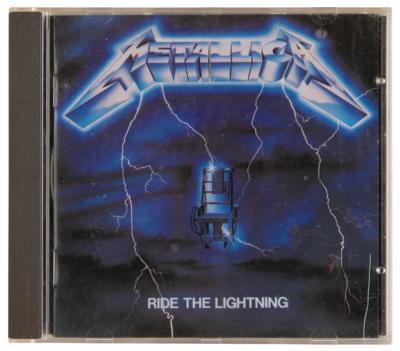 Lot #879 Metallica Signed Album - Ride the Lightning - Image 4