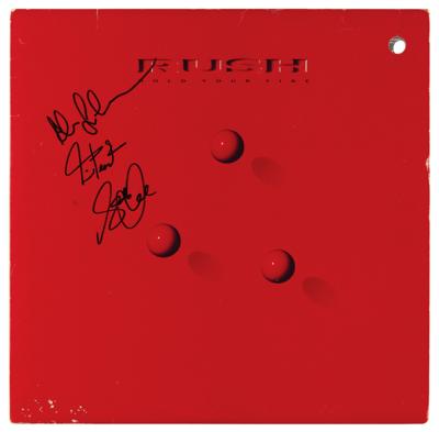 Lot #893 Rush Signed Album - Hold Your Fire - Image 1