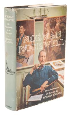Lot #646 Norman Rockwell Signed Book with Sketch - My Adventures as an Illustrator - Image 3