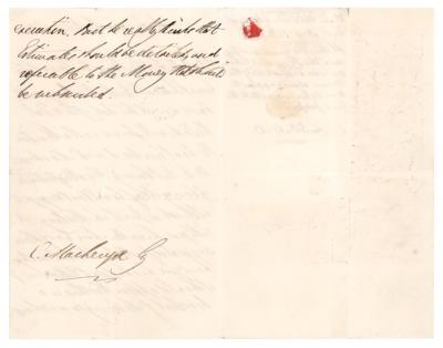 Lot #584 Duke of Wellington Autograph Letter Signed - Image 2