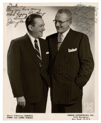 Lot #801 Jimmy and Tommy Dorsey Signed Photograph