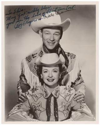 Lot #1050 Roy Rogers and Dale Evans Signed Photograph - Image 1