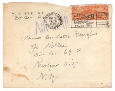 Lot #982 W. C. Fields Autograph Letter Signed to His Mistress - Image 4