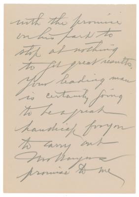 Lot #1087 Flo Ziegfeld Autograph Letter Signed - Image 2