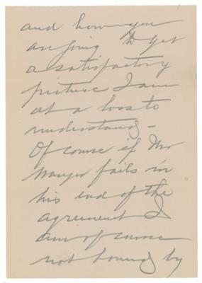 Lot #1087 Flo Ziegfeld Autograph Letter Signed - Image 3