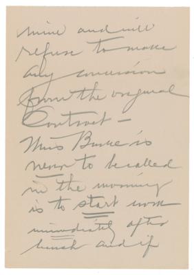 Lot #1087 Flo Ziegfeld Autograph Letter Signed - Image 4