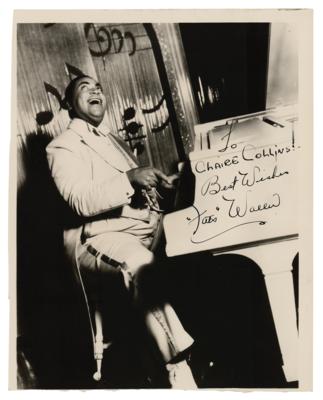 Lot #834 Fats Waller Signed Photograph - Image 1