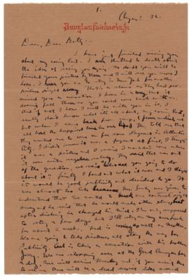 Lot #981 Douglas Fairbanks, Jr. Autograph Letter