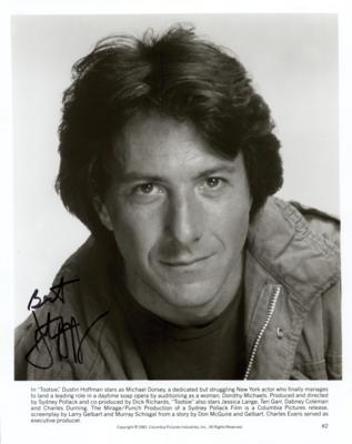 Lot #1000 Dustin Hoffman Signed Photograph - Image 1