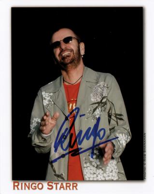Lot #843 Beatles: Ringo Starr Signed Photograph - Image 1