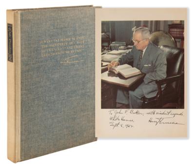 Lot #151 Harry S. Truman Signed Book - Mr.