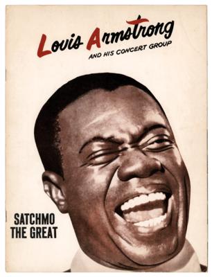 Lot #782 Louis Armstrong Signed Program - Image 2