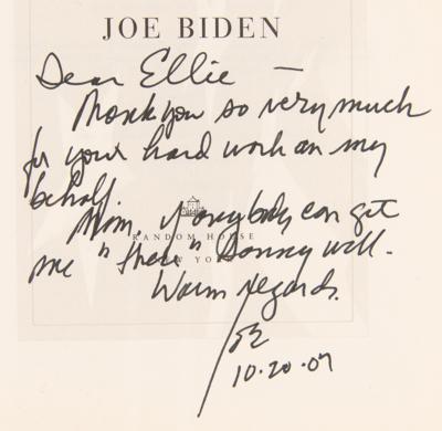 Lot #63 Joe Biden Signed Book - Promises to Keep - Image 2