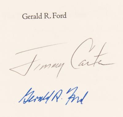 Lot #71 Jimmy Carter and Gerald Ford Signed Book - The Thirty-Eighth President (Ltd. Ed.) - Image 2
