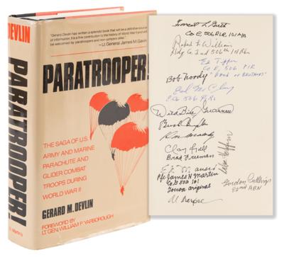 Lot #591 World War II: Band of Brothers Signed Book - Paratrooper! - Image 1