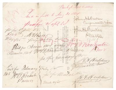 Lot #332 Lincoln Assassination: Joseph Holt Civil War-Dated Endorsement Signed - Image 3