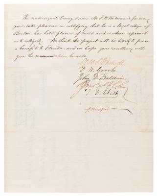 Lot #20 Abraham Lincoln Autograph Endorsement Signed as President (1864) - Approving a Sawmill for Jacksonville, Florida - Image 5