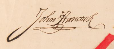 Lot #167 John Hancock Document Signed as Governor of Massachusetts - Image 3