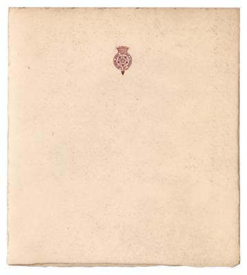 Lot #328 King George VI "Bertie" and Elizabeth, Queen Mother Signed Christmas Card (1931) - Image 2