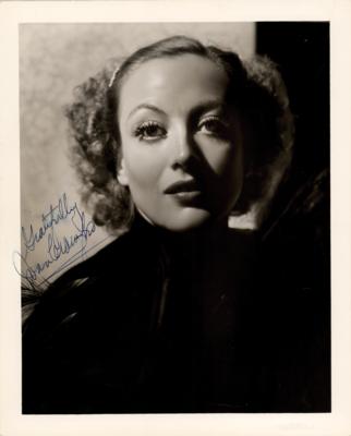 Lot #967 Joan Crawford Signed Photograph by George