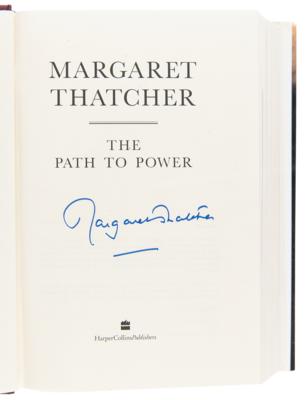 Lot #362 Margaret Thatcher Signed Book - The Path to Power - Image 4