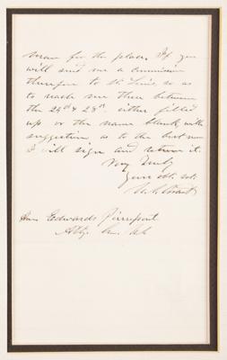Lot #29 U. S. Grant Autograph Letter Signed as President to Attorney General Edwards Pierrepont - Image 3