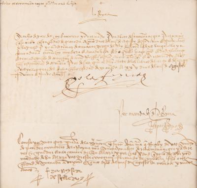 Lot #216 Queen Isabella Letter Signed - Image 2