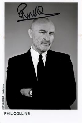 Lot #853 Phil Collins Signed Photograph