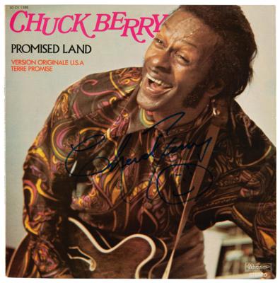 Lot #845 Chuck Berry Signed Album - Promised Land