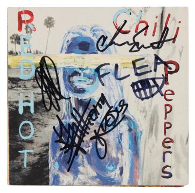 Lot #890 Red Hot Chili Peppers Signed CD Booklet -