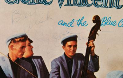Lot #905 Gene Vincent Signature and Signed Album - Image 3