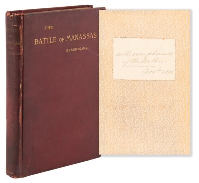 Lot #455 P. G. T. Beauregard Signed Book - The Battle of Manassas - Image 1