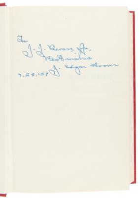 Lot #310 J. Edgar Hoover Signed Book - Masters of Deceit - Image 4