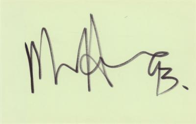 Lot #868 INXS: Michael Hutchence Signature