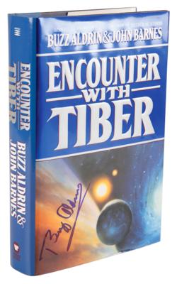 Lot #623 Buzz Aldrin Twice-Signed Book - Encounter with Tiber - Image 3
